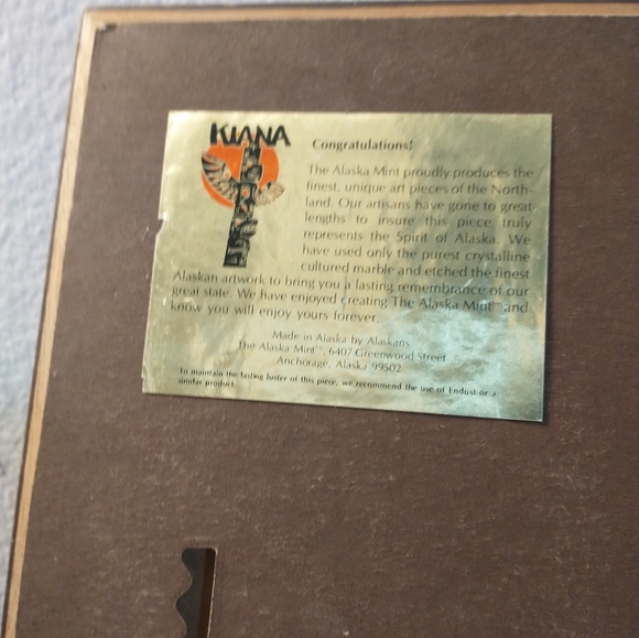 Vintage Alaska Mint Etching - Picture 5 of 7